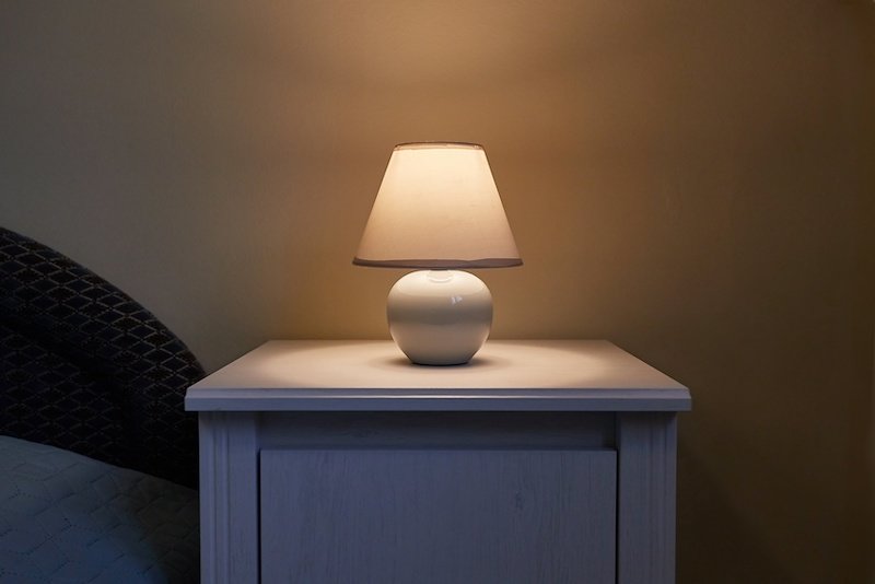 Dim Light in Bedroom Before Sleep