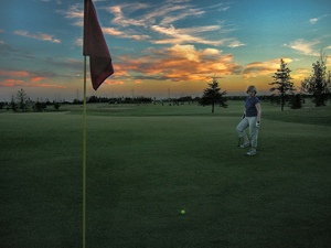 Golfing at Trestle Creek Golf Resort in Edmonton