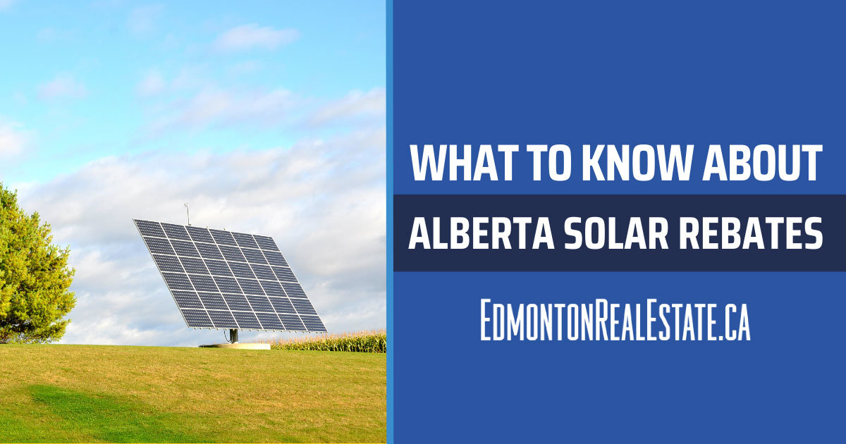 Solar Rebates & Incentives in Alberta
